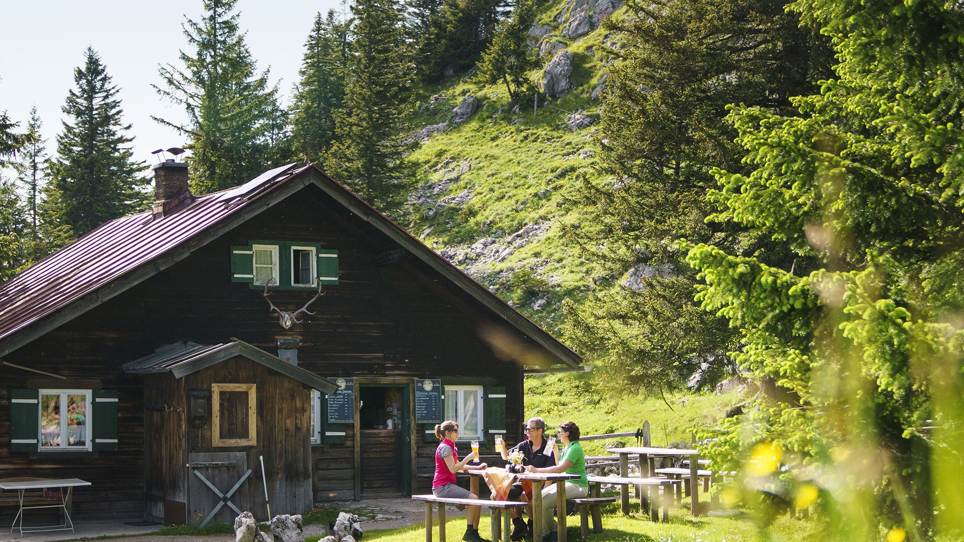 Hütten Alm Fischbachau, © Dietmar Denger