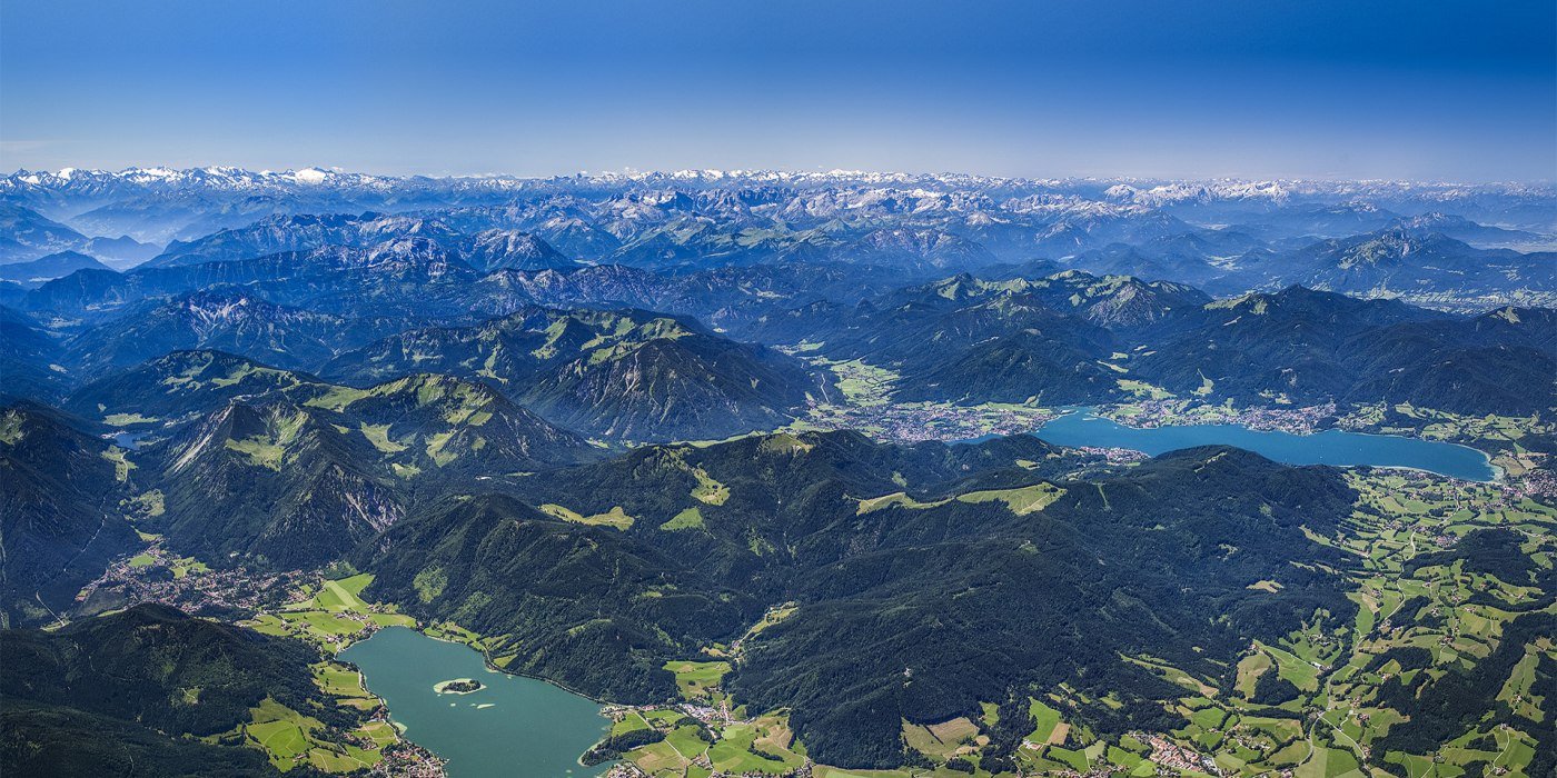 Luftaufnahme Tegernsee Schliersee